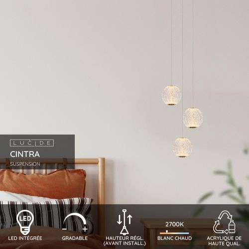 Cintra Suspension - Transparent - LED Intégré