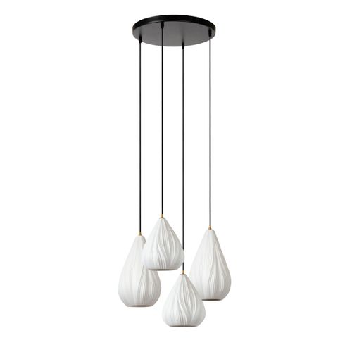 Cinzia Suspension - Blanc - 4xe27