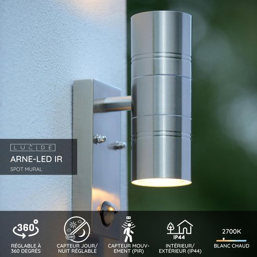 Arne-led Ir Spot Mural - Chrome Dépoli - 2xgu10