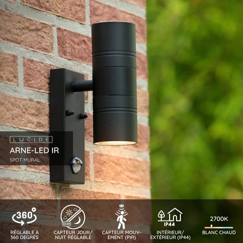 Arne-led Ir Spot Mural - Noir - 2xgu10