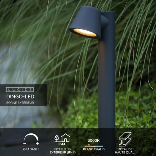 Dingo-led Borne Extérieur - Anthracite - 1xgu10