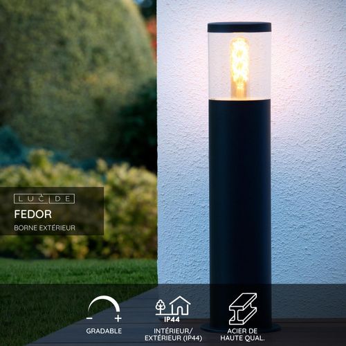 Fedor Borne Extérieur - Noir - 1xe27