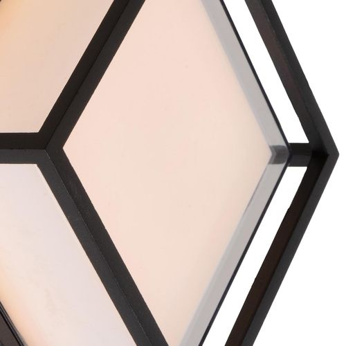 Singa LED Applique Murale - Noir - LED Intégré