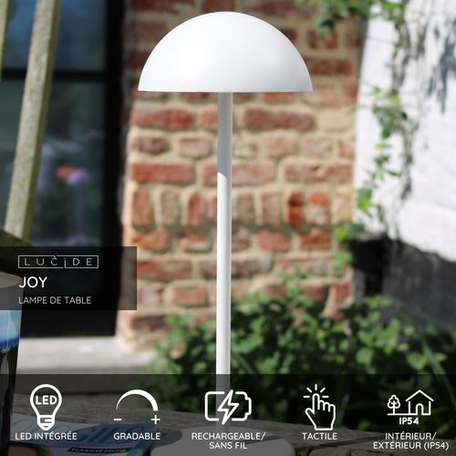 Joy Lampe De Table - Blanc - LED Intégré