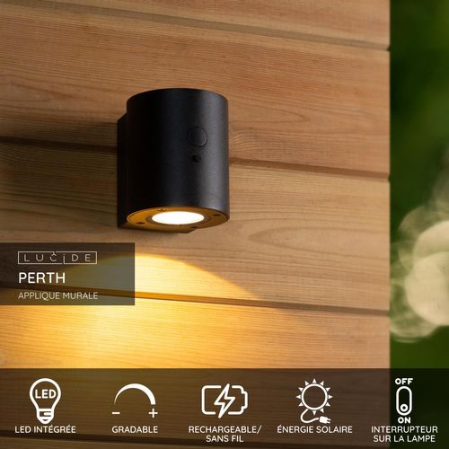 Perth Applique Murale - Noir - LED Intégré