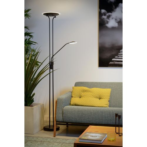 Champion-led Lampadaire / Lampe De Lecture - Noir - LED Intégré