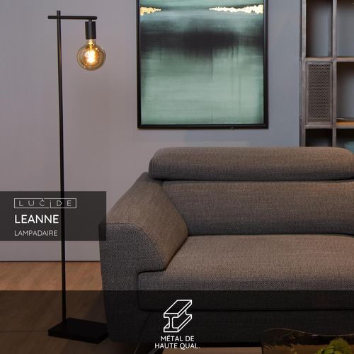 Leanne Lampadaire - Noir - 1xe27