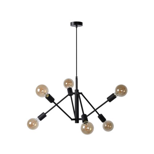 Lester Suspension - Noir - 6xe27