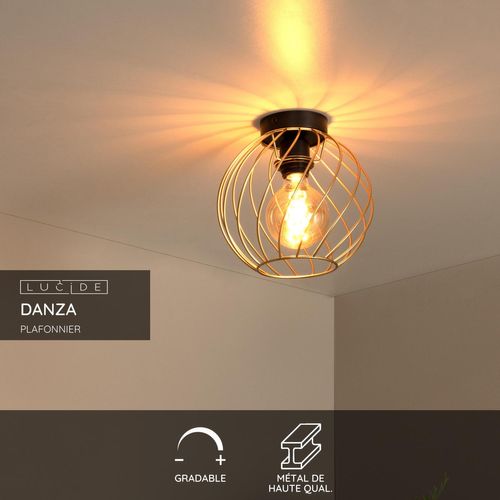Danza Plafonnier - Or Mat / Laiton - 1xe27