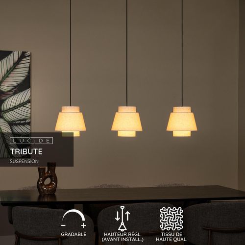Tribute Suspension - Crème - 3xe27