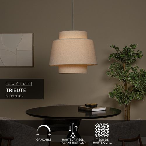 Tribute Suspension - Crème - 1xe27