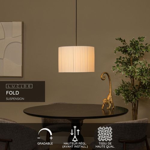 Fold Suspension - Blanc - 1xe27