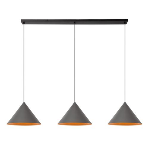 Spitze Suspension - Gris - 3xe27
