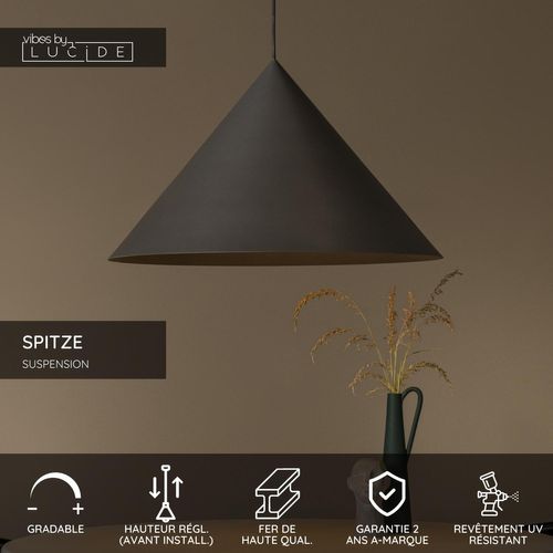 Spitze Suspension - Gris - 1xe27