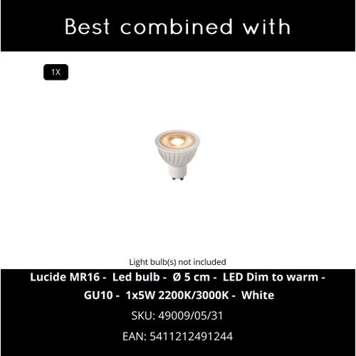 Aven Spot Plafond - Blanc - 1xgu10