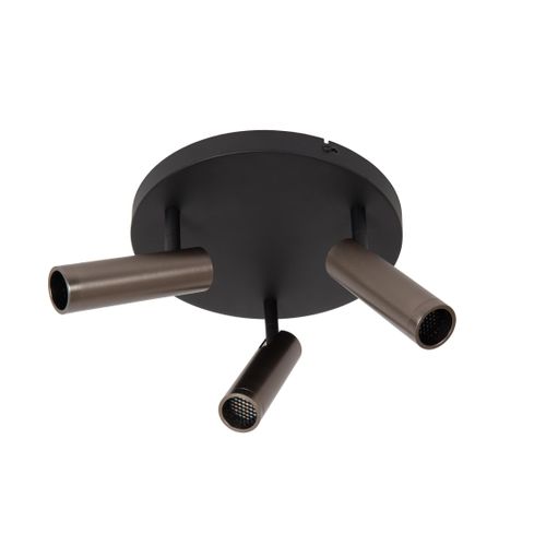 Grado Spot Plafond - Fer Gris - 3xgu10 (mr11)