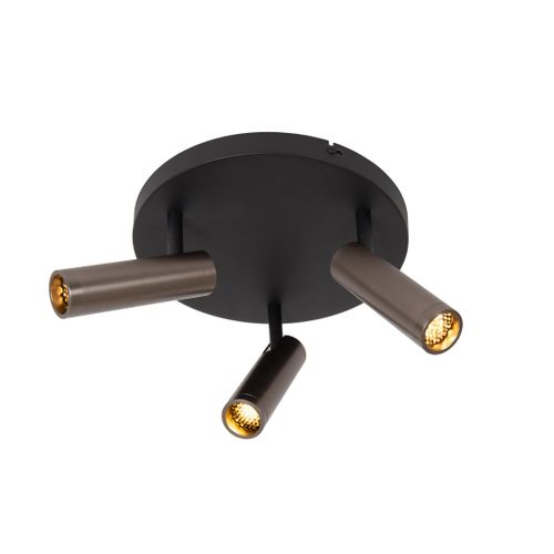 Grado Spot Plafond - Fer Gris - 3xgu10 (mr11)