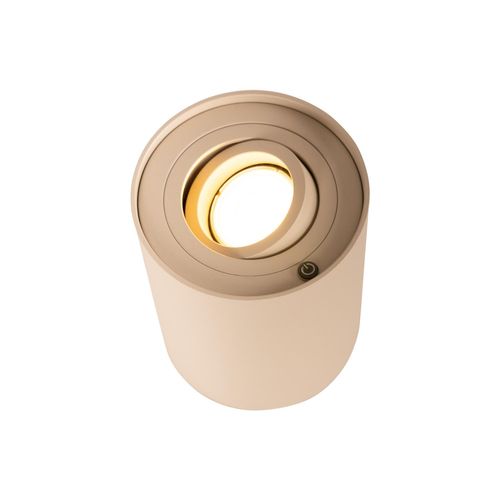 Tube Lampe De Table - Taupe - 1xgu10