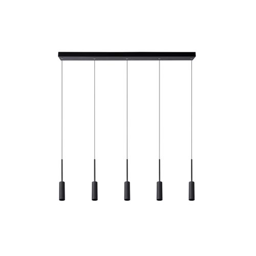 Tubule Suspension - Noir - LED Intégré