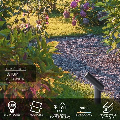 Tatum Spot De Jardin - Anthracite - LED Intégré
