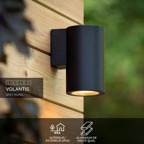 Volantis Spot Mural - Noir - 1xe27