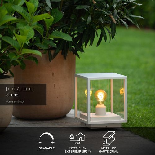 Claire Borne Extérieur - Blanc - 1xe27