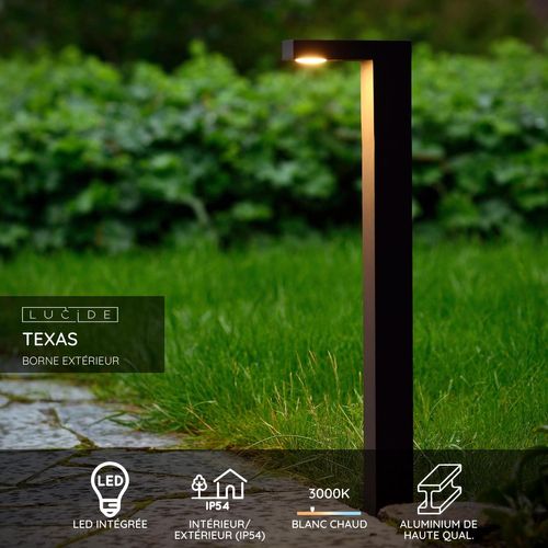 Texas Borne Extérieur - Anthracite - LED Intégré