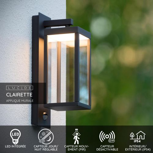 Clairette Applique Murale - Anthracite - LED Intégré