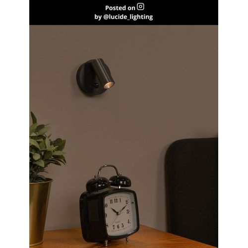 Toni Spot Mural - Fer Gris - LED Intégré