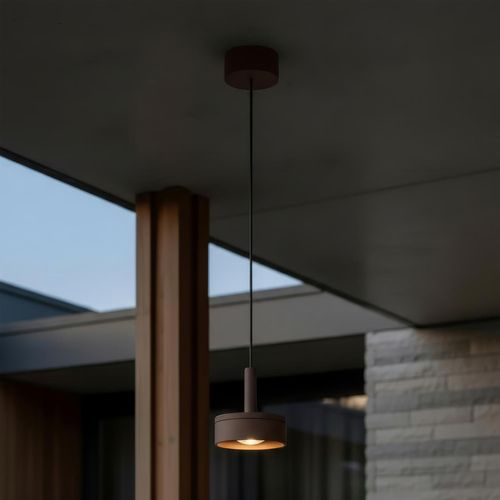 Lenz Suspension - Rouille - LED Intégré