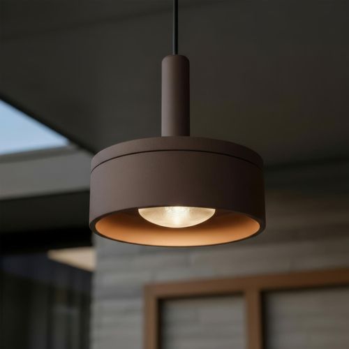 Lenz Suspension - Rouille - LED Intégré