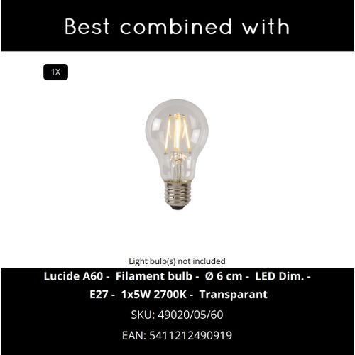 Gipsy Suspension - Blanc - 1xe27