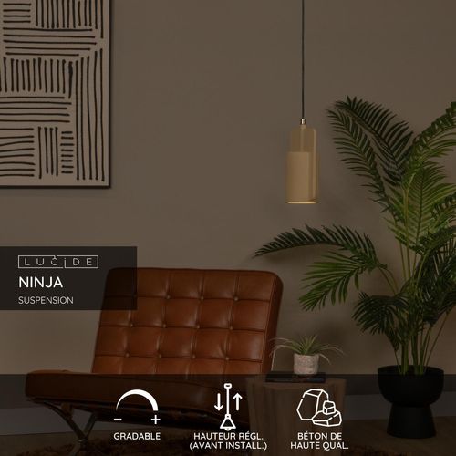 Ninja Suspension - Jaune - 1xe27