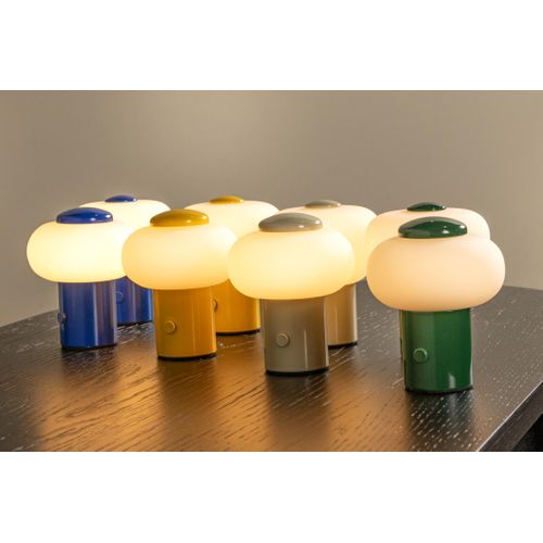 Gustav Lampe De Table - Jaune - LED Intégré