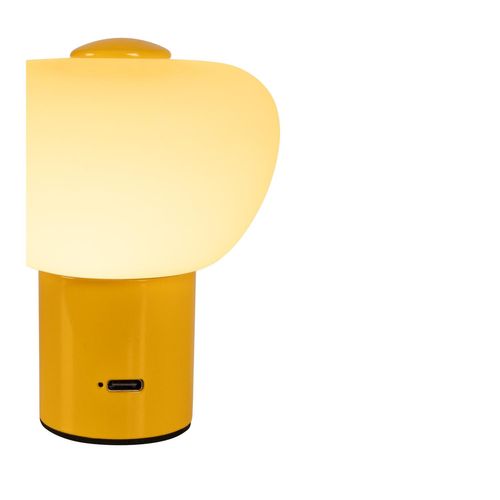 Gustav Lampe De Table - Jaune - LED Intégré