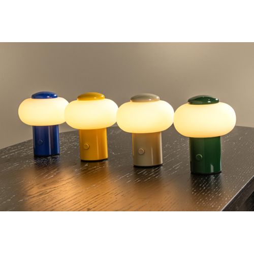 Gustav Lampe De Table - Crème - LED Intégré