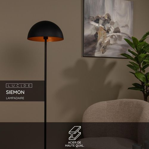 Siemon Lampadaire - Noir - 1xe27
