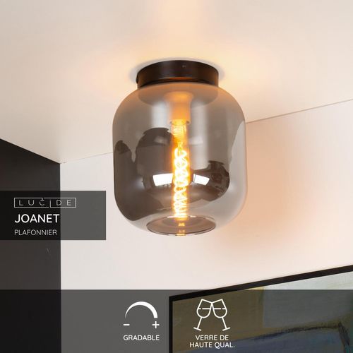 Joanet Plafonnier - Fumé - 1xe27