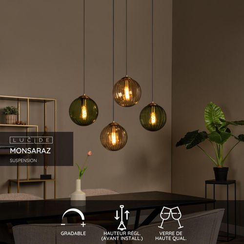 Monsaraz Suspension - Vert - 4xe27