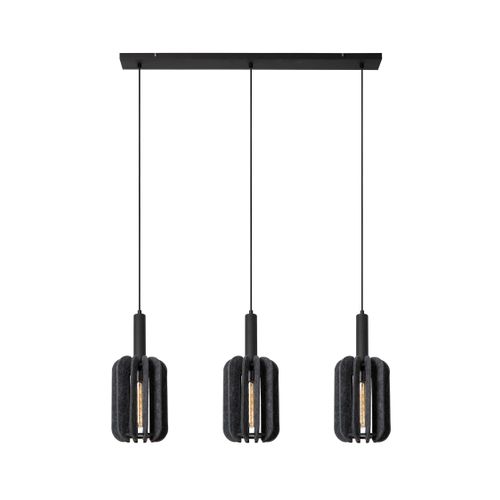 Rafal Suspension - Gris - 3xe27