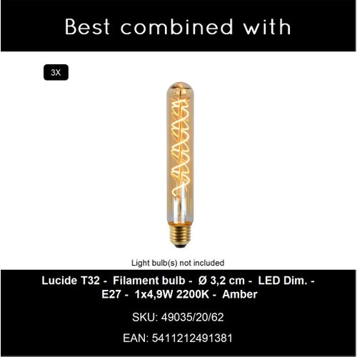 Rollo Suspension - Terre Cuite - 3xe27