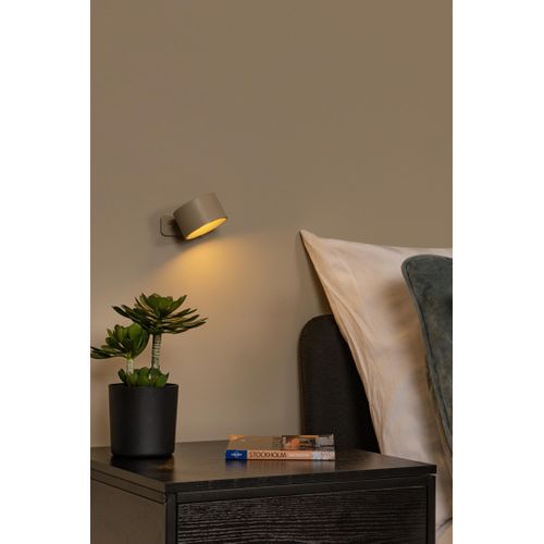 Jolan Lampe De Bureau - Taupe - LED Intégré