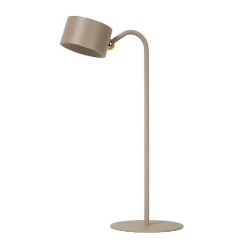 Jolan Lampe De Bureau - Taupe - LED Intégré
