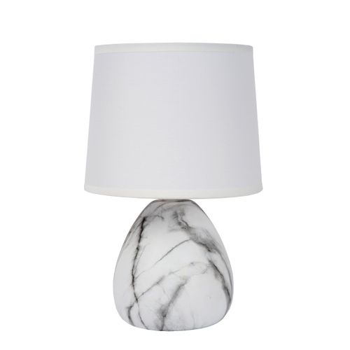 Marmo Lampe De Table - Blanc - 1xe14