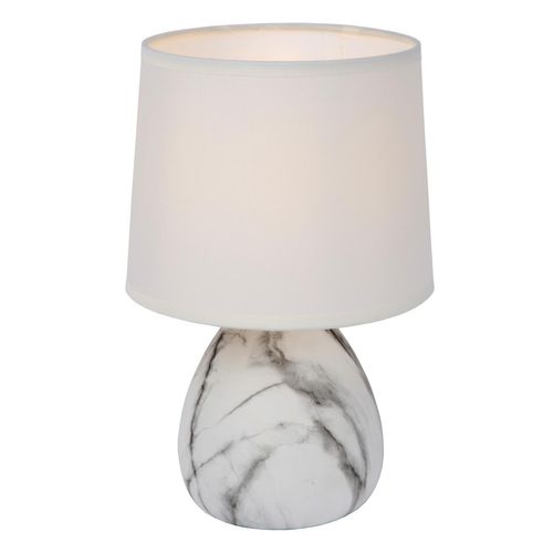Marmo Lampe De Table - Blanc - 1xe14