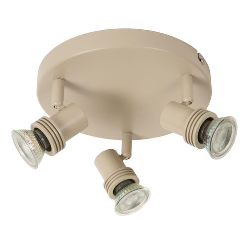 Kianti Spot Plafond - Taupe - 3xgu10
