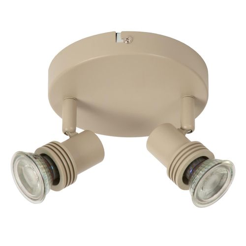 Kianti Spot Plafond - Taupe - 2xgu10