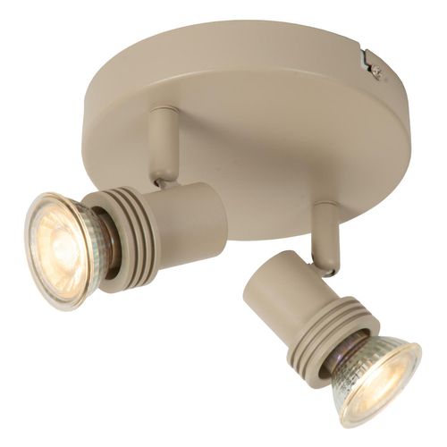 Kianti Spot Plafond - Taupe - 2xgu10