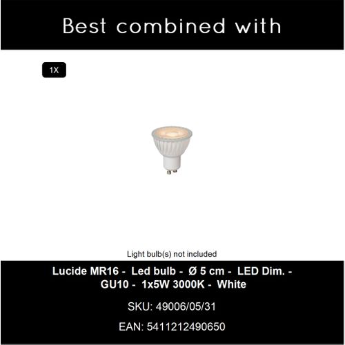 Amigo Spot Plafond - Blanc - 1xgu10