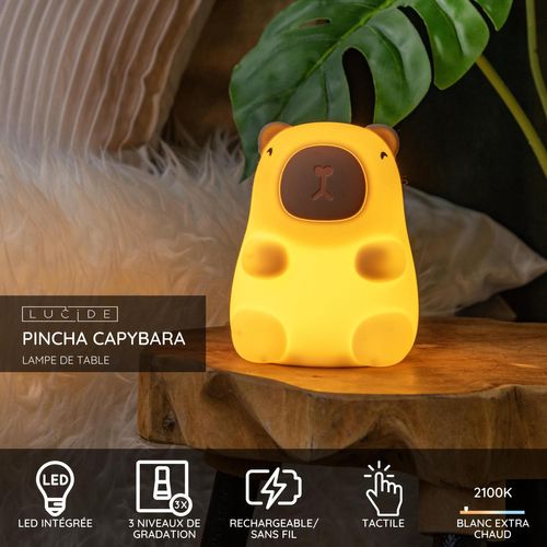 Pincha Capybara Lampe De Table - Crème - LED Intégré
